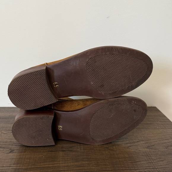 Women’s Tan Suede Chelsea Boots - Picture 4 of 4